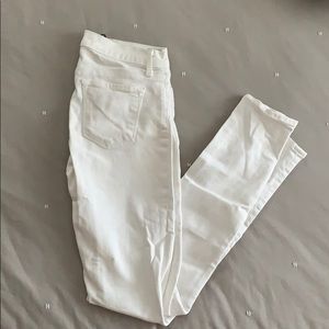 J Brand White Skinny Jeans